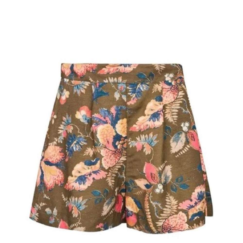 NWOT Hunter Bell Ashton Short in Olive Floral - Size 4